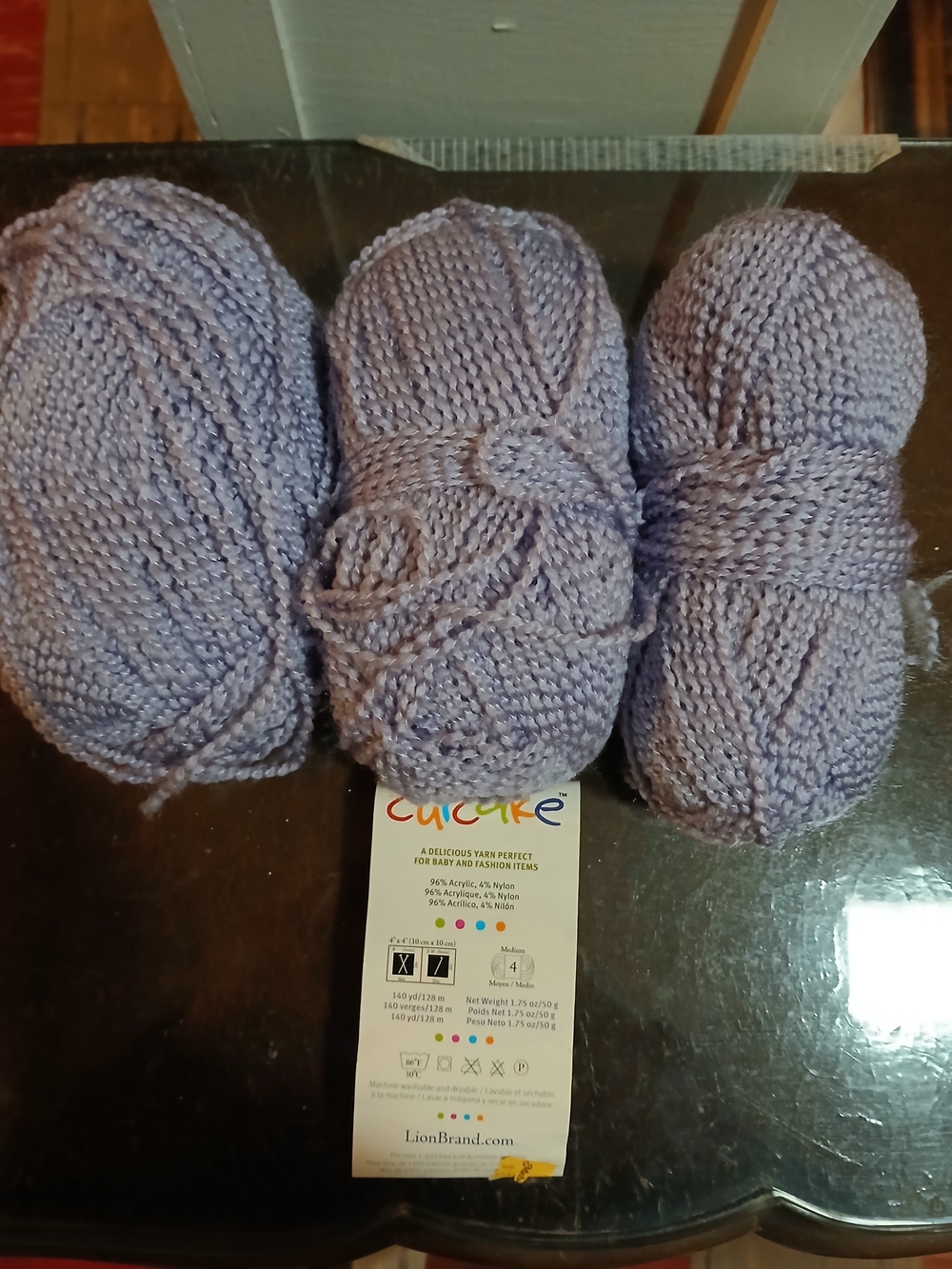 Cake Cupcake Chunky Yarn in Lavender